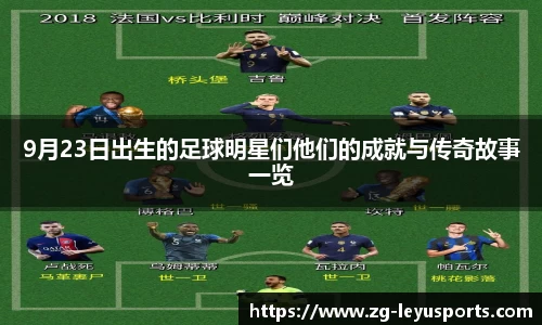 9月23日出生的足球明星们他们的成就与传奇故事一览